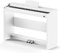 Rosen P35 Beginner 88 Key Digital Piano Full Size Weighted Keyboard with Furniture Stand, White Portable Electric Piano, 3-Pedal Unit