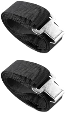 2pcs Trash Can Strap, 27.56x1.41in Adjustable Wheelie Bin Strap Strong Garbage Can Lock Trash Bin Lid Accessories Parts for Outside Use to Prevent Animals from Tipping Over Locking Trash Bin(Black)