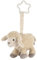 Sterntaler Spielzeuganhänger Schaf Flocke - Kinderwagen Spielzeug aus weichem Stoff - Baby Spielzeug zum Aufhängen - Spielbogen Anhänger mit Sternförmiger Aufhängung, sandfarben