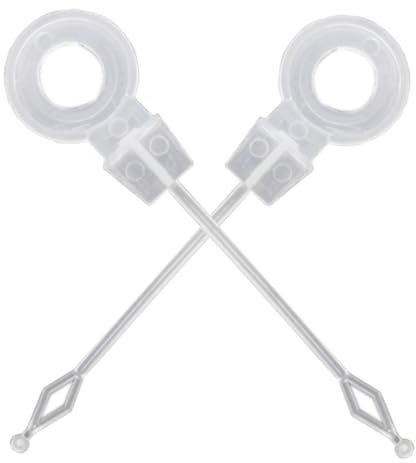 HRLORK 2 Pcs Fridge Drain Hole Plunger Universal Refrigerator Cleaning Dredging Tool Reusable Plastic Plunger