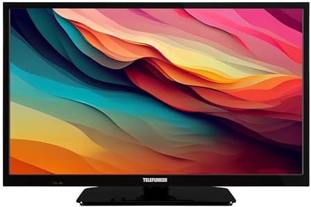 Telefunken XH24O550M Fernseher 24 Zoll HD-ready LED TV mit 60 cm Bildschirmdiagonale und integriertem Triple-Tuner, schwarz