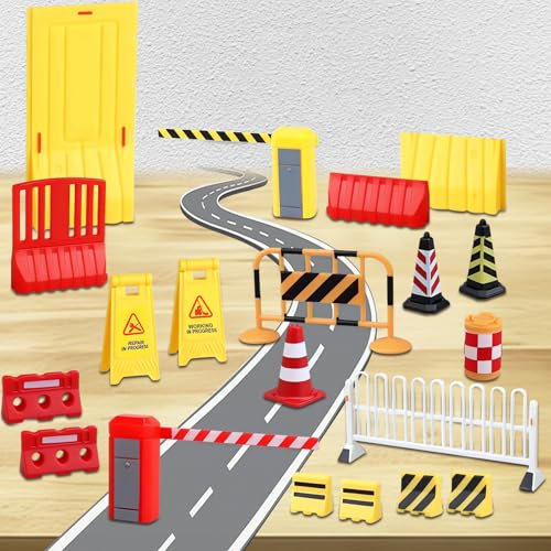 NYZQIW 15 Stück Wichtel Zubehör Baustelle, Wichtel Baustellenschilder Set, Weihnachten Wichtelbaustelle, DIY Wichtel Baustelle Einzug, Weihnachten Deko für Wichteltür, Puppenhaus Zubehör