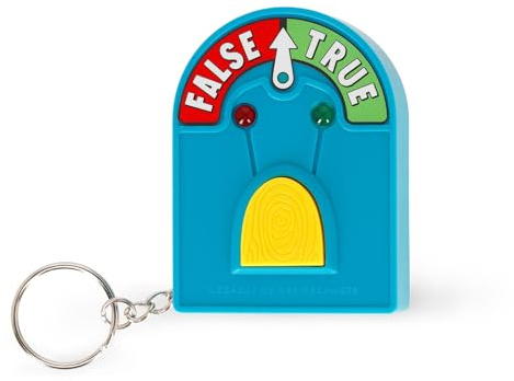 Legami - Mini detector de leas, mini máquina de la verdad con luces y sonidos, juego, opciones verdaderas o falsas, 5,1 x 7 x 2 cm