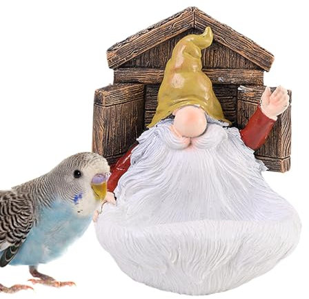 Garten Vogeltränke Futterplatz Eichhörnchensicheres Vogelbad und -Haus