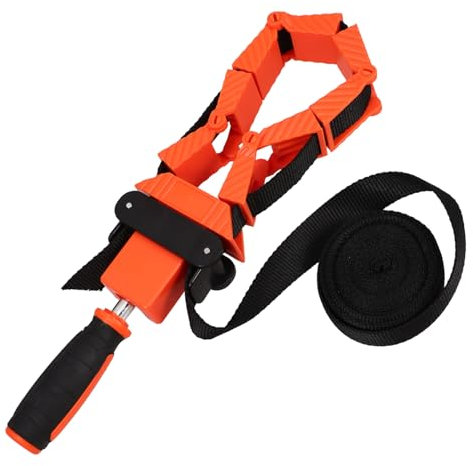 DIYEAH Adjustable Band Clamp for Woodworking Durable Ratchet Strap Clamp Versatile Tool for Strong Grip and Secure Material Holding Various Applications