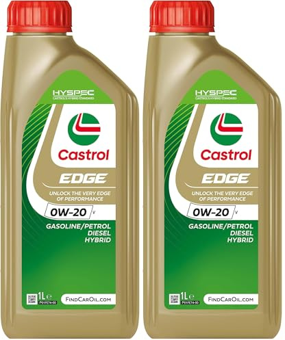 Castrol EDGE 0W-20 V, 1L (Lot de 2)