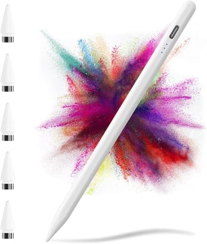 TQQ Penna per Tablet, 2.0 Stylus Pen Tablet Android Compatibile con Samsung/Lenovo/Xiaomi/Huawei/Touch Screen, Stylus Penna con Sensibilità all'inclinazione con 5 Punte