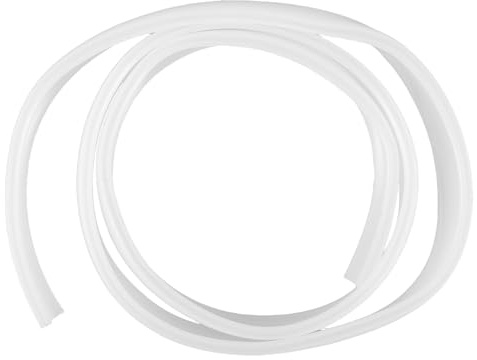 HOODANCOS LED Strip Diffuser Channel with Curved Shape White PVC Bendable Featuring Durability and Heat Dissipation a Modern Design for Home and Work