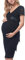Be Mammy Robe Soirée en Dentelle Grossesse Maternité BE20-172 (Noir, S)