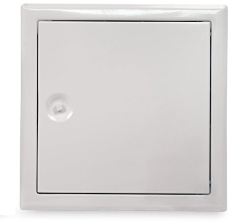 MW multi werkzeug Revisionstür 300 x 300 mm Vierkantschloss Stahl verzinkt weiß pulverbeschichtet 30 x 30 cm