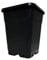Blumentopf 7 Liter Vierkant viereckig 20 x 20 x 25 cm Schwarz Stabil