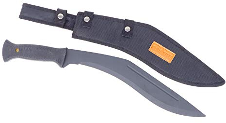 Evil Wear XXL Boomerang-Machete Outdoor Jagt-Messer schwarz 44cm