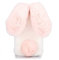 HongHushop Cute Rabbit Case Plush Cover for iPhone 8 Plus / 7 Plus Case Super Soft Warm Fluffy Furry Bunny Ears Shockproof Back Case Cover Chic Bling Crystal Diamond Bowknot Case -White pink
