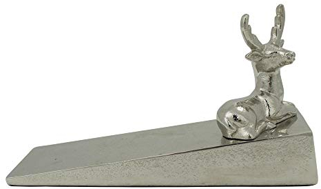Türstopper Hirsch Silber L21cm Mars&More Türkeil Aluminium L21cm
