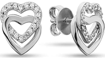 JETTE Damen-Ohrstecker 925er Silber 30 Zirkonia One Size 88184769