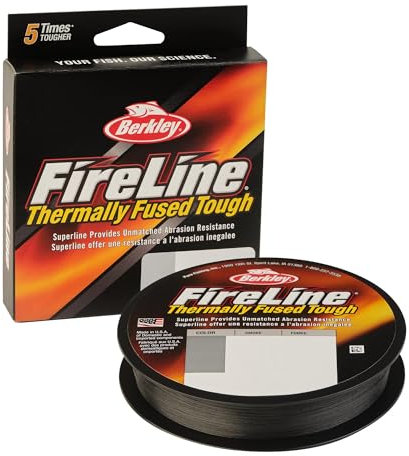 Berkley Unisex-Erwachsene FireLine Angelschnur, Rauchfarben, 6lb-125yd