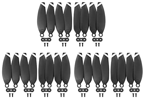 ZYGY 24PCS Propeller für HS175D HT50 X500PRO W3 X650 Z6pro V11MINI F11MINI F7MINI Luftaufnahmen Faltender Quadcopter Zubehör Fernbedienung Drohnenblatt Ersatzteile