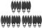ZYGY 24PCS Propeller für HS175D HT50 X500PRO W3 X650 Z6pro V11MINI F11MINI F7MINI Luftaufnahmen Faltender Quadcopter Zubehör Fernbedienung Drohnenblatt Ersatzteile