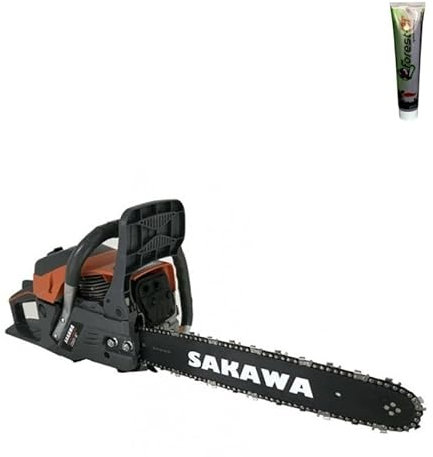 SAKAWA Motosierra Gasolina 58cc 16 + Aceite 2 Tiempos 125ml