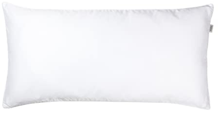 Schöner Wohnen Kollektion Bettwäsche Pure 40x80 Weiss - Kissenbezug Baumwolle - Bettwäscheset Kopfkissenbezug 2teilig - Kissenbezüge