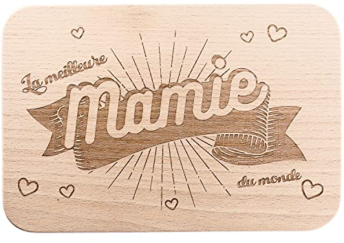 Spruchreif | Tabla de almuerzo mamá | Tabla de merienda con grabado | Regalo para abuelos | Regalo mamia | Día de la Madre | La mejor mamia de todos los tiempos