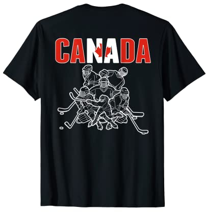 Canada Ice Hockey Fans Trikot – Support Canadian Hockey Team T-Shirt