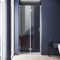 Porte de douche 90 cm, porte pliante pivotante à 180°, paroi de douche avec revêtement nano 6 mm, verre de sécurité ESG, hauteur 195 cm