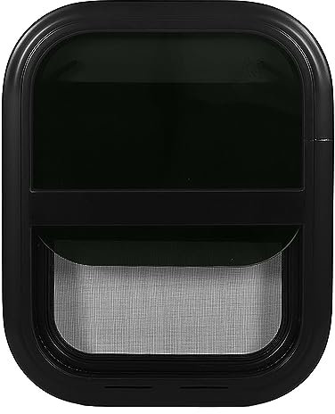 Fenêtre coulissante pour camping-car, fenêtre coulissante horizontale verticale avec moustiquaire, fenêtre pare- remorque, fenêtre Teardrop, La taille de la fenêtre 440*390mm