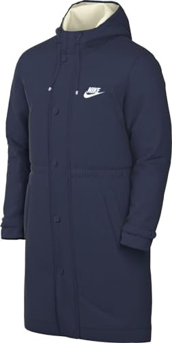 Nike Herren M Nk Club Stadium Parka, Midnight Navy/White, FB7320-410, M