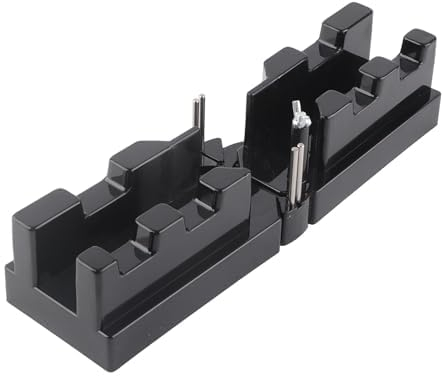 Outil de Coupe D'angles D'onglet de Précision, Modèle de Mesure Noir ABS 2 en 1, Boîtes à Onglets, Outil de Coupe de Mesure D'onglet pour le Travail du Bois de L'industrie
