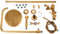 LANNADD Vintage-Brausegarnitur, Brausebatterie Regenschauer Duschsysteme, Vintage Runde Dusche Set Duschsystem Mit Handbrause Messing-Brausegarnitur Geeignet für Bäder und Duschen