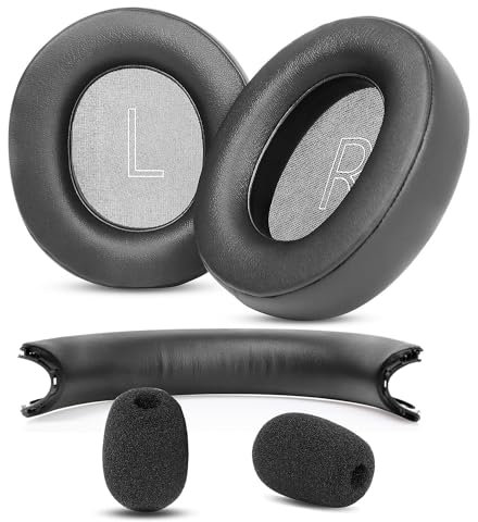 Xbox Ohrpolster Ersatz + Kopfband kompatibel mit Microsoft Xbox Wireless Ohrpolstern, Xbox Stereo Headset 20th Anniversary Special Edition Kopfhörern (Proteinleder)
