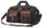 Handgepäck Tasche Sporttasche Reisetasche, Canvas Weekender-Übernachtungstasche, Vintage-Reisehandtasche, Handgepäcktasche Übernachtungstasche(F)