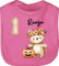 Baby Lätzchen - 1. - Erster Geburtstag mit Bär und Kürbis | Erster Ehrentag | Erste Geburtstagsfeier | Einjähriger Geburtstag - Unisize - Pink - 1 1.geburtstag 1st birthday eins one 1ter