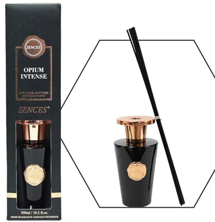 Boutique Reed Diffuser 300ml Scented Wick Fragrance Opium Intense Aromatherapy