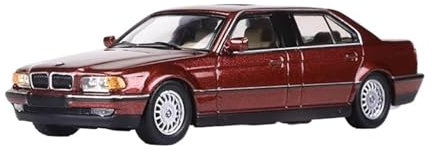 YRXIAO Modellbausatz Auto 1:64 Für BMW E38 7-Serie Legierung Modell Auto Limited Edition 4500 Desktop Dekoration Auto Modell Display Sammeln Modell Für Wohndekorationen