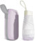 Aolso Reise-Regenschirm, 6 Rippen Mini-Regenschirm, Kleiner UV-Regenschirm,Winddichter Regenschirm mit Kapselhülle, Tragbarer Taschenschirm für Männer und Frauen (Farbverlauf Lila)