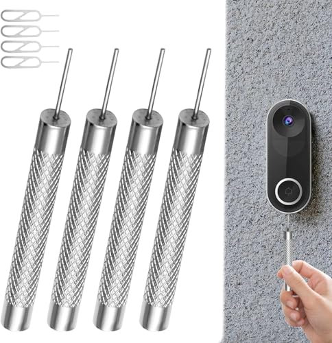Doorbell Removal Pin, 8pcs Release Key Security Removal Tool Replacement Compatible with Nest Video Blink Google Nest Eufy Video