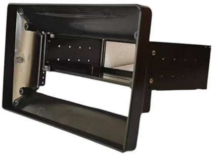 Autoradio Einbausatz, 10 Zoll Universal Navigation Modifikationsrahmen, Autoradio Radioblende Touchscreen Autoradio Rahmenplatte Adapter, ABS-Material, Schwarz