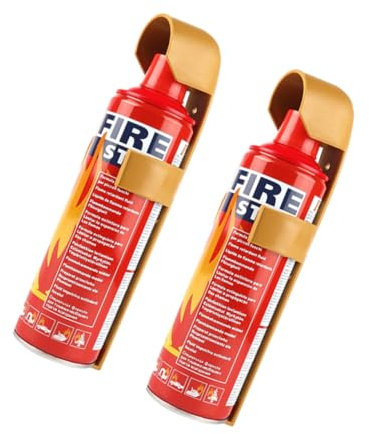 Lurrose 2stücke Feuerlöscher Für Auto Und Pkw Tragbarer Mini-feuerlöscher Geeignet Für Zuhause Und Fahrzeug Einfache Befestigung Mit Ring Hohe Und Langlebigkeit