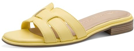 Marco Tozzi Damen Sandale weiches Feel Me Fußbett weiches Innenfutter Vegan Modern, gelb (Limoncello), 39 EU
