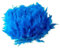 Cinta de plumas de pavo naturales color vino tinto, adorno de plumas artesanales, flecos para bolsos, vestidos de novia, ropa, costura, decoración, penacho azul rey claro