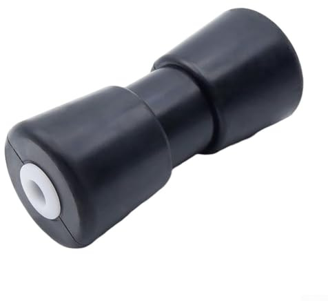 Axorafow Roue d'assemblage nervurée pour remorque de bateau – 76 mm de diamètre pour 1 paquet, yacht, canoë en plastique bleu (70,5 mm L x 13,5 mm ID) (jaune)