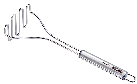 Tescoma GrandChef Schiacciapatate, Acciaio Inossidabile, Grigio, 31x7,5x10,5 cm