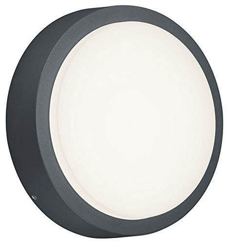Trio Leuchten 227260142 Breg A+, LED Außen-Wandleuchte, Aluminium, 8.5 Watt, Integriert, Anthrazit, 20 x 20 x 5.5 cm