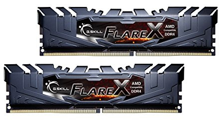 16GB G.Skill Flare X DDR4 2933MHz PC4-23400 for AMD Ryzen CL14 Dual Channel Kit (2x8GB)