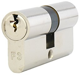 ISEO F3 (GERA 5900) Doppelzylinder Halbzylinder Schließzylinder inkl. 3 Schlüssel bzw. 5 Schlüssel - ohne Sicherungskarte - Standardzylinder Türschloss - 25/25-3 Schlüssel