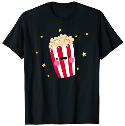 Popcorn Design - Popcorn Kostüm Damen Popcornloop Tüte Box T-Shirt