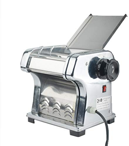 LTLCLZ Macchina per Pasta Elettrica 220V,Macchine per Pasta,Macchina per Fare La Pasta Fresca in Acciaio Inossidabile Rullo per Pasta per Spaghetti E Fettuccine di Lasagne,28.5 * 21.5 * 23cm