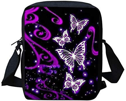 WELLFLYHOM Kleine Umhängetasche, Umhängetasche, Kuriertasche, für Damen, Kinder, Handyhandtaschen